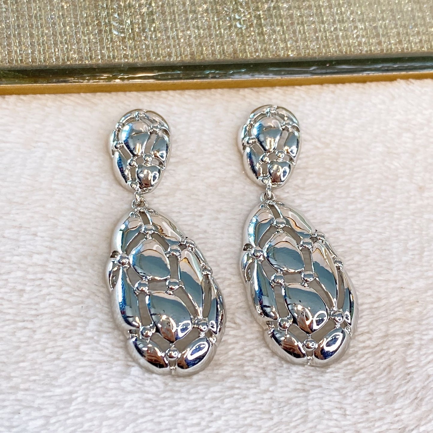 Arete de Chapa de Oro COA2048-2