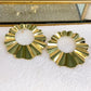 Arete de Chapa de Oro COA2049-1