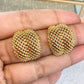 Arete de Chapa de Oro COA2050-1