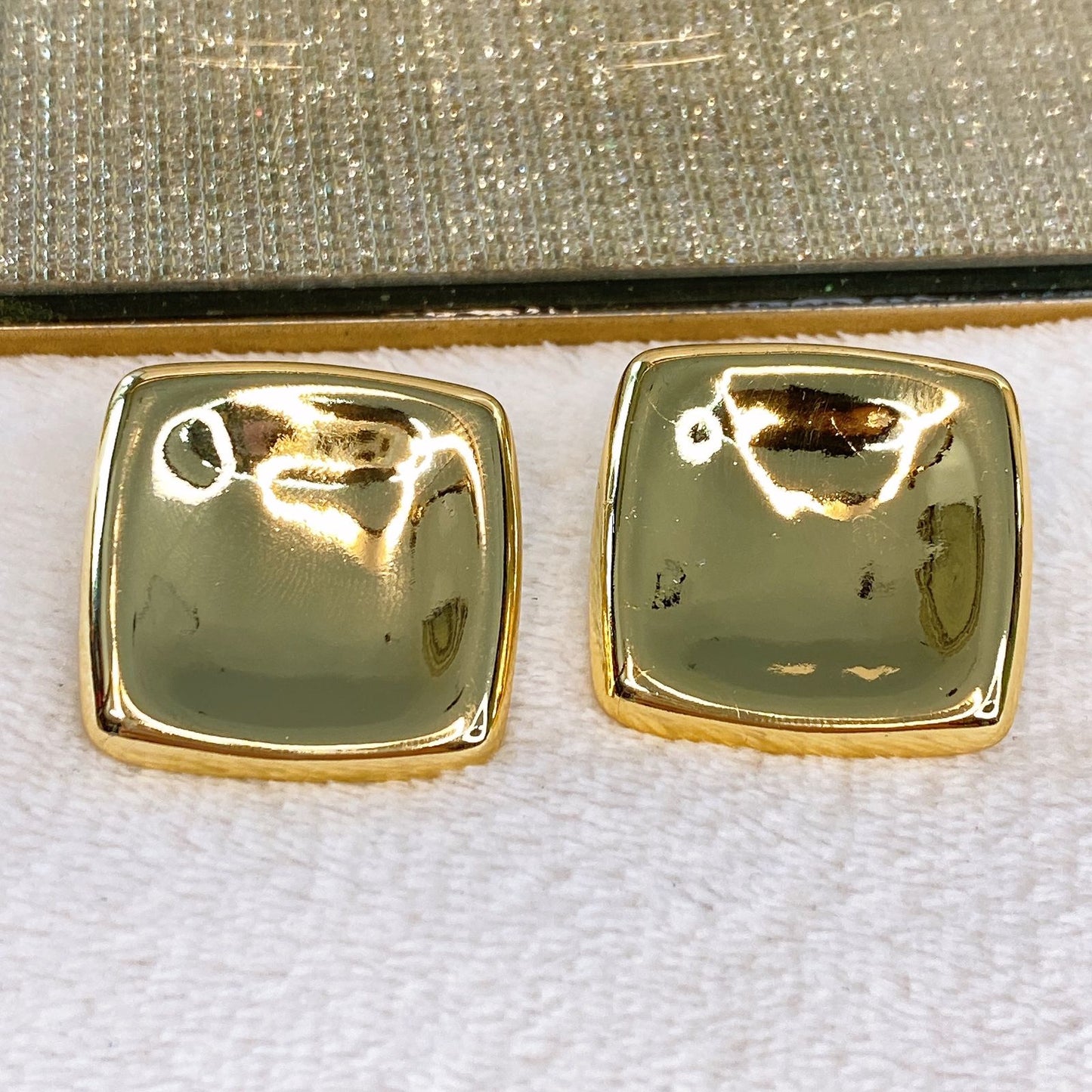 Arete de Chapa de Oro COA2052-1