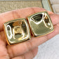 Arete de Chapa de Oro COA2052-1