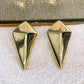 Arete de Chapa de Oro COA2053-1
