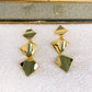 Arete de Chapa de Oro COA2060-1
