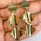 Arete de Chapa de Oro COA2060-1
