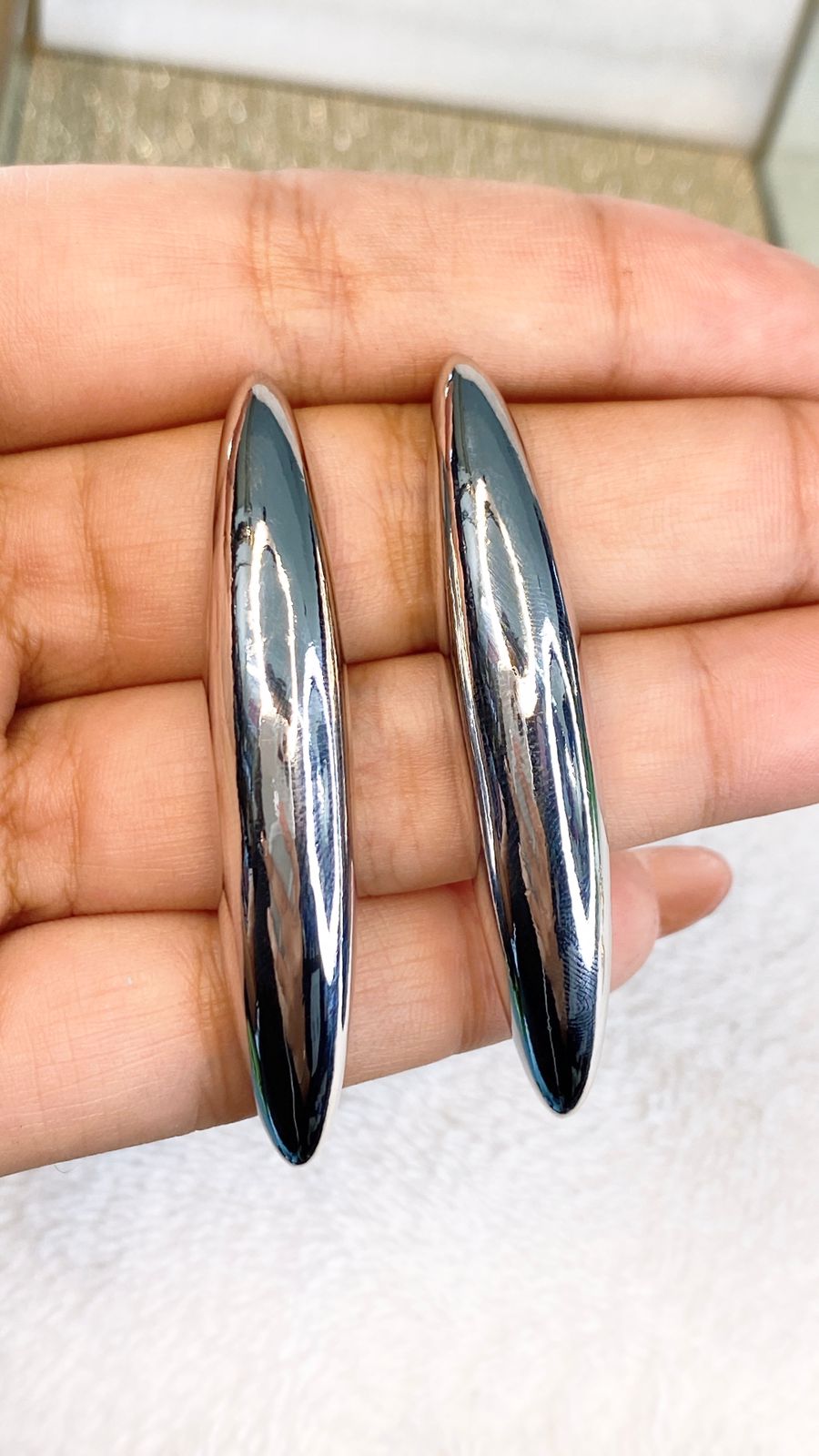 Arete de Chapa de Oro COA2064-2