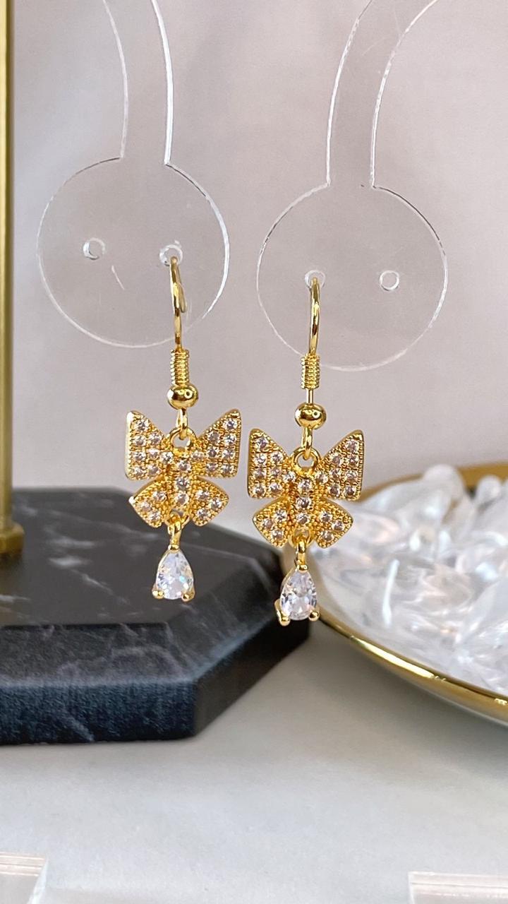 Arete de Chapa de Oro COA2070-1