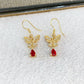 Arete de Chapa de Oro COA2071-1