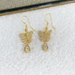 Arete de Chapa de Oro COA2073-1