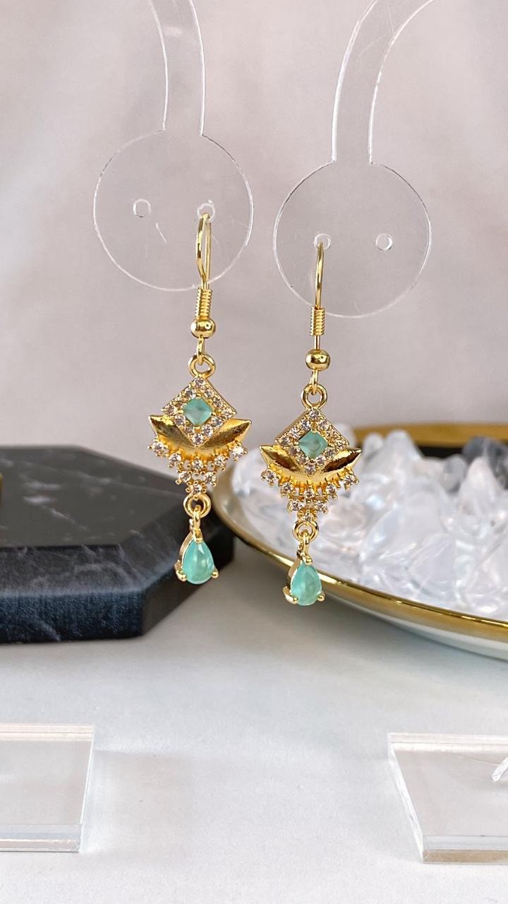 Arete de Chapa de Oro COA2120-3