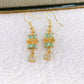 Arete de Chapa de Oro COA2080-1