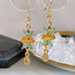 Arete de Chapa de Oro COA2080-1