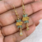 Arete de Chapa de Oro COA2080-1
