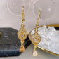 Arete de Chapa de Oro COA2084-1