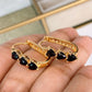 Arete de Chapa de Oro COA2087-2