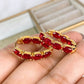 Arete de Chapa de Oro COA2089-1
