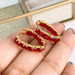 Arete de Chapa de Oro COA2090-1