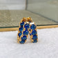 Arete de Chapa de Oro COA2091-1