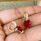 Arete de Chapa de Oro COA2092-1