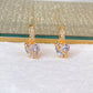 Arete de Chapa de Oro COA2093-1