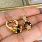 Arete de Chapa de Oro COA2094-1