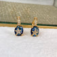 Arete de Chapa de Oro COA2094-3