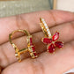 Arete de Chapa de Oro COA2096-1