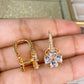 Arete de Chapa de Oro COA2097-1