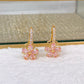 Arete de Chapa de Oro COA2098-2