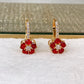 Arete de Chapa de Oro COA2099-2