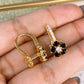 Arete de Chapa de Oro COA2099-3