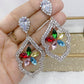 Arete de Fiesta de Bisuteria AB4562-4