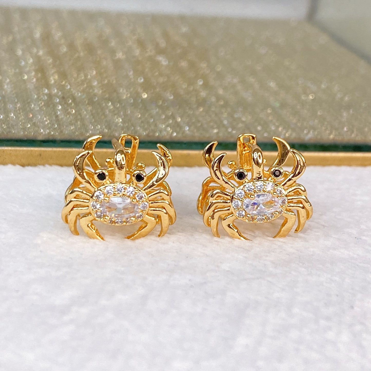 Arete de Chapa de Oro COA2103-1