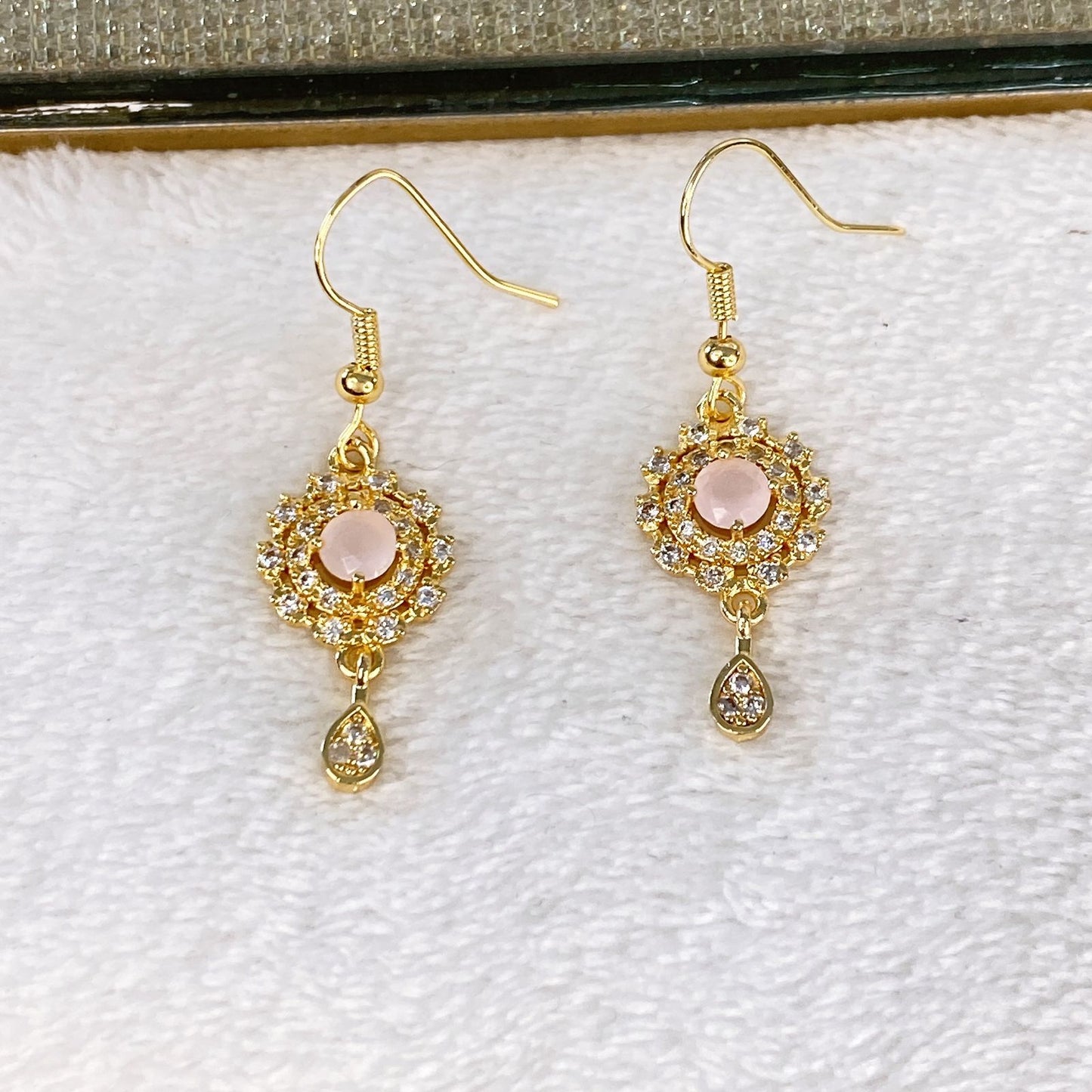 Arete de Chapa de Oro COA2111-2