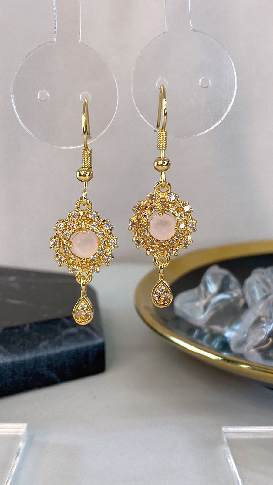 Arete de Chapa de Oro COA2111-2