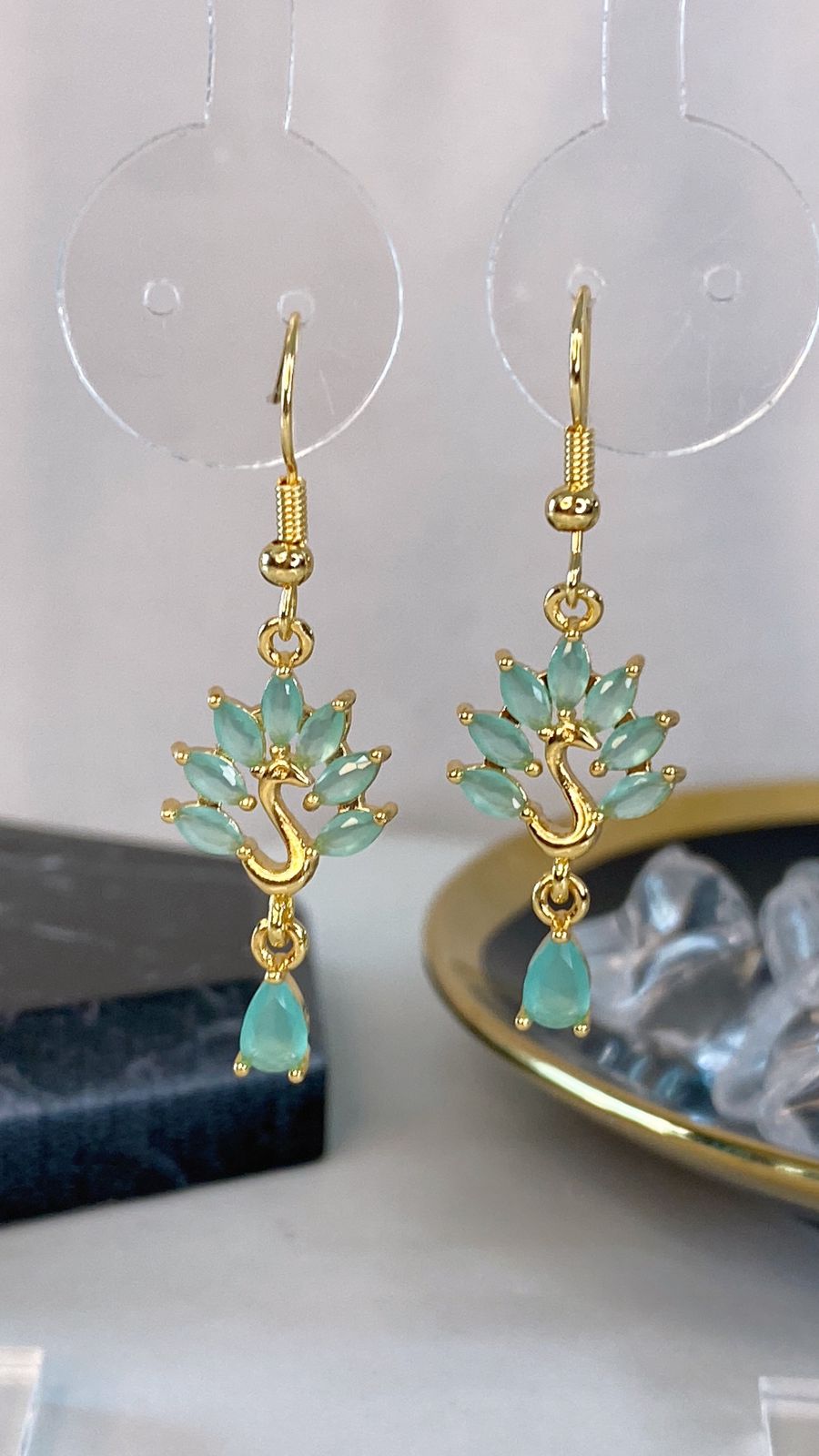 Arete de Chapa de Oro COA2115-1