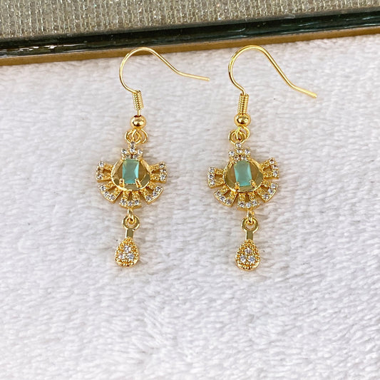 Arete de Chapa de Oro COA2118-1