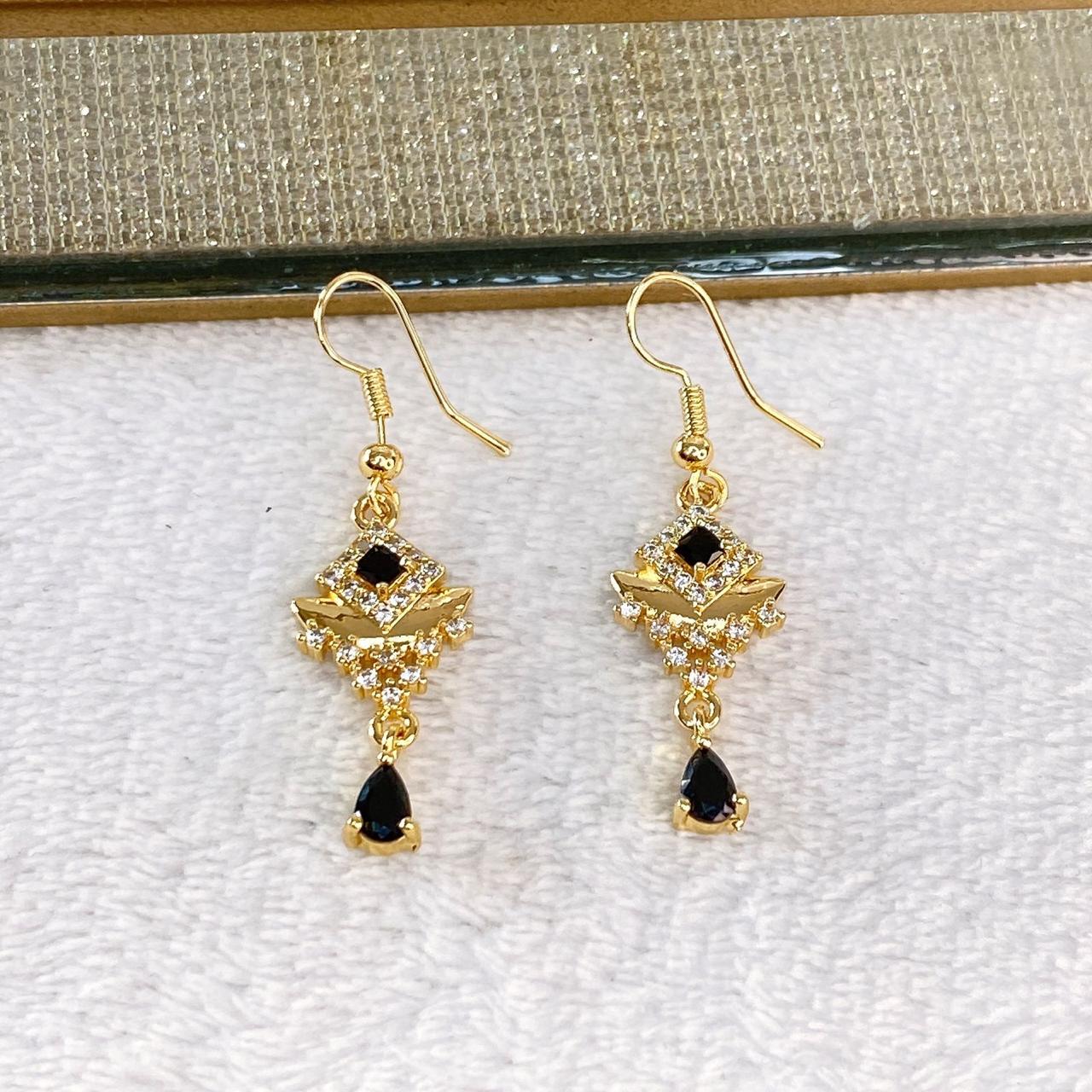 Arete de Chapa de Oro COA2120-4