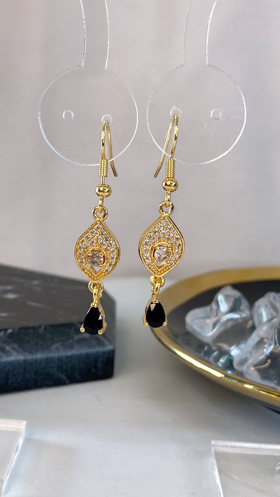 Arete de Chapa de Oro COA2122-2