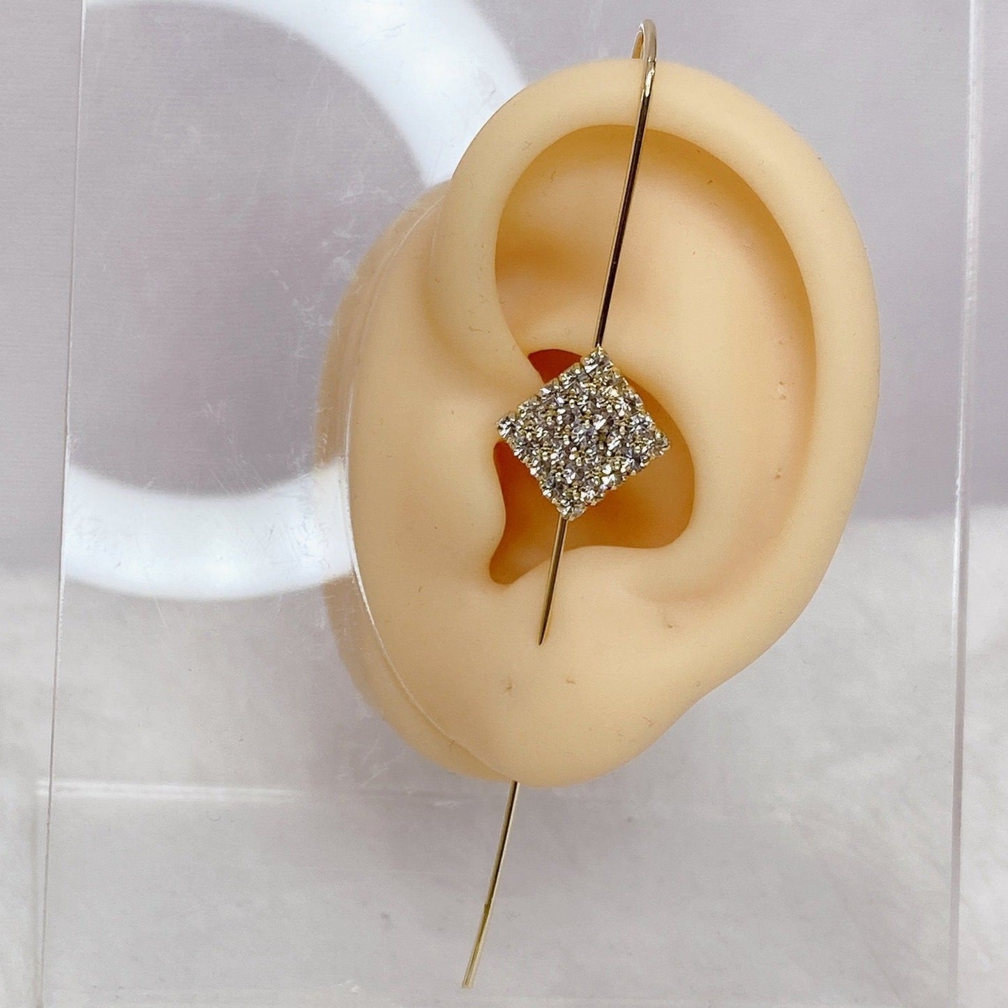 Arete Chapa de Oro COA2124-4 (PAR)