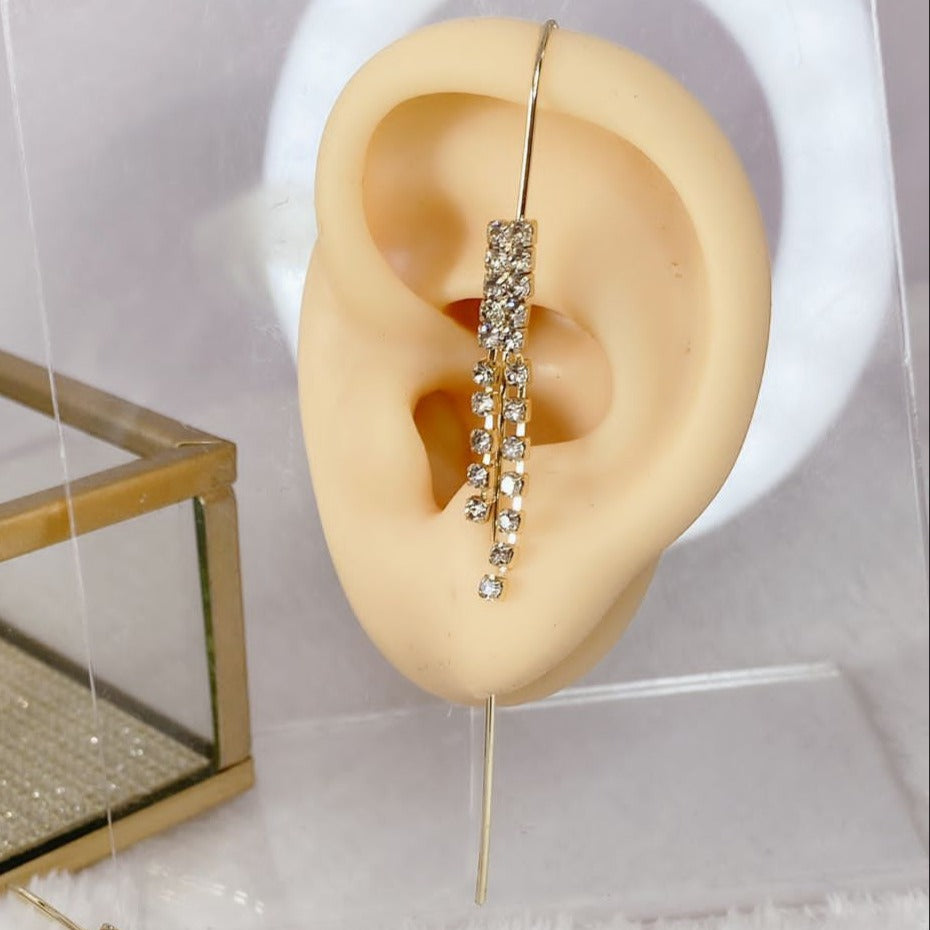 Arete Chapa de Oro COA2127-6 (PAR)