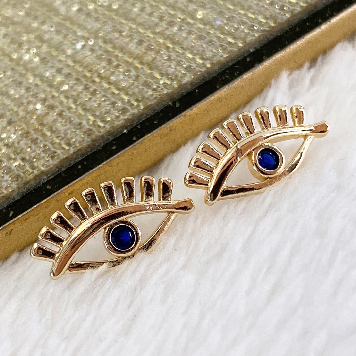 Arete de Chapa de Oro COA2128-1