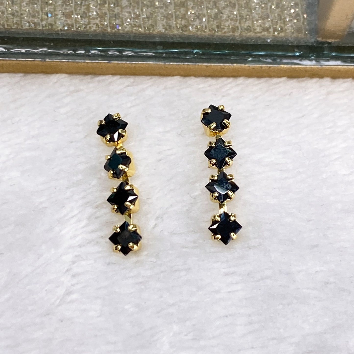 Arete de Chapa de Oro COA2137-2