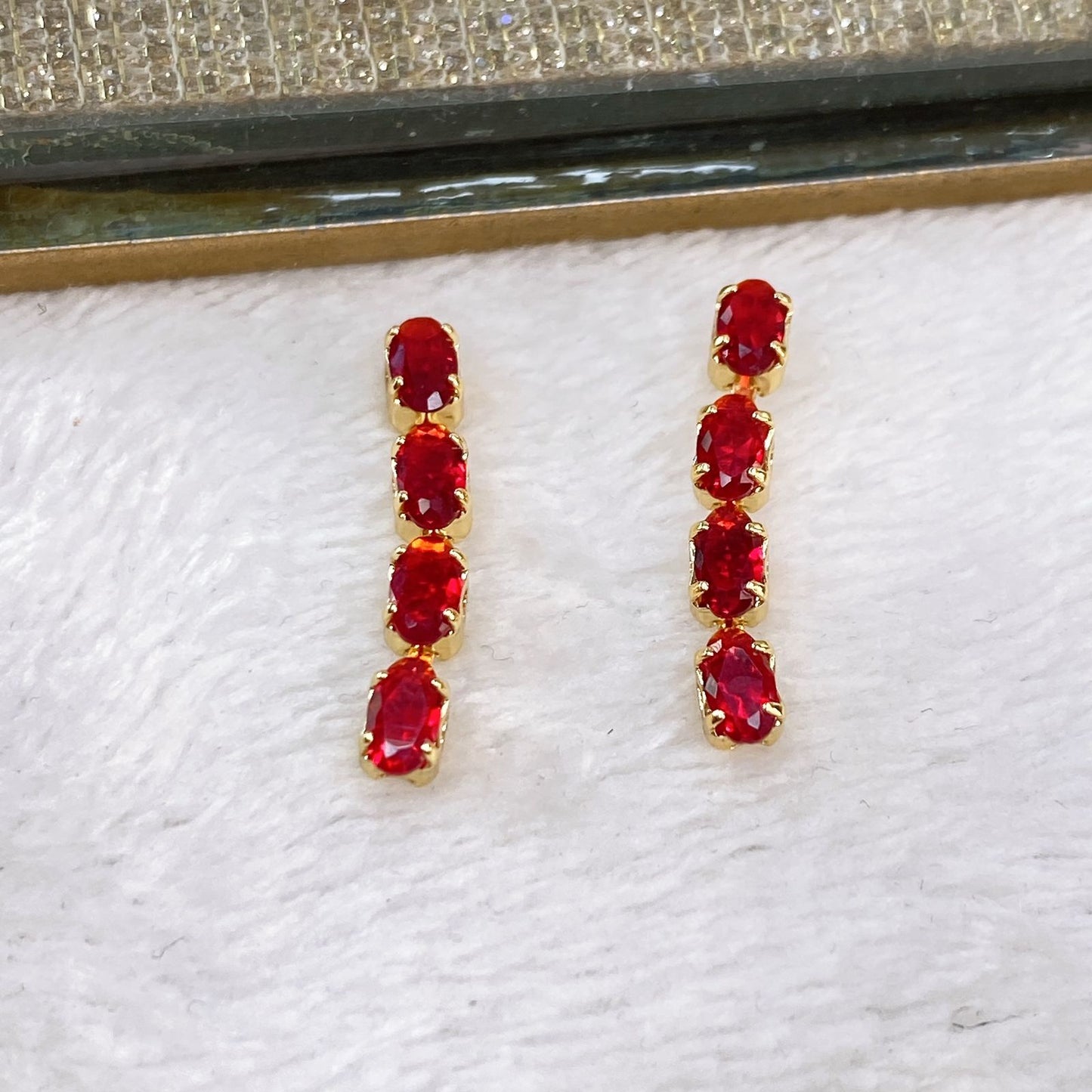 Arete de Chapa de Oro COA2140-5