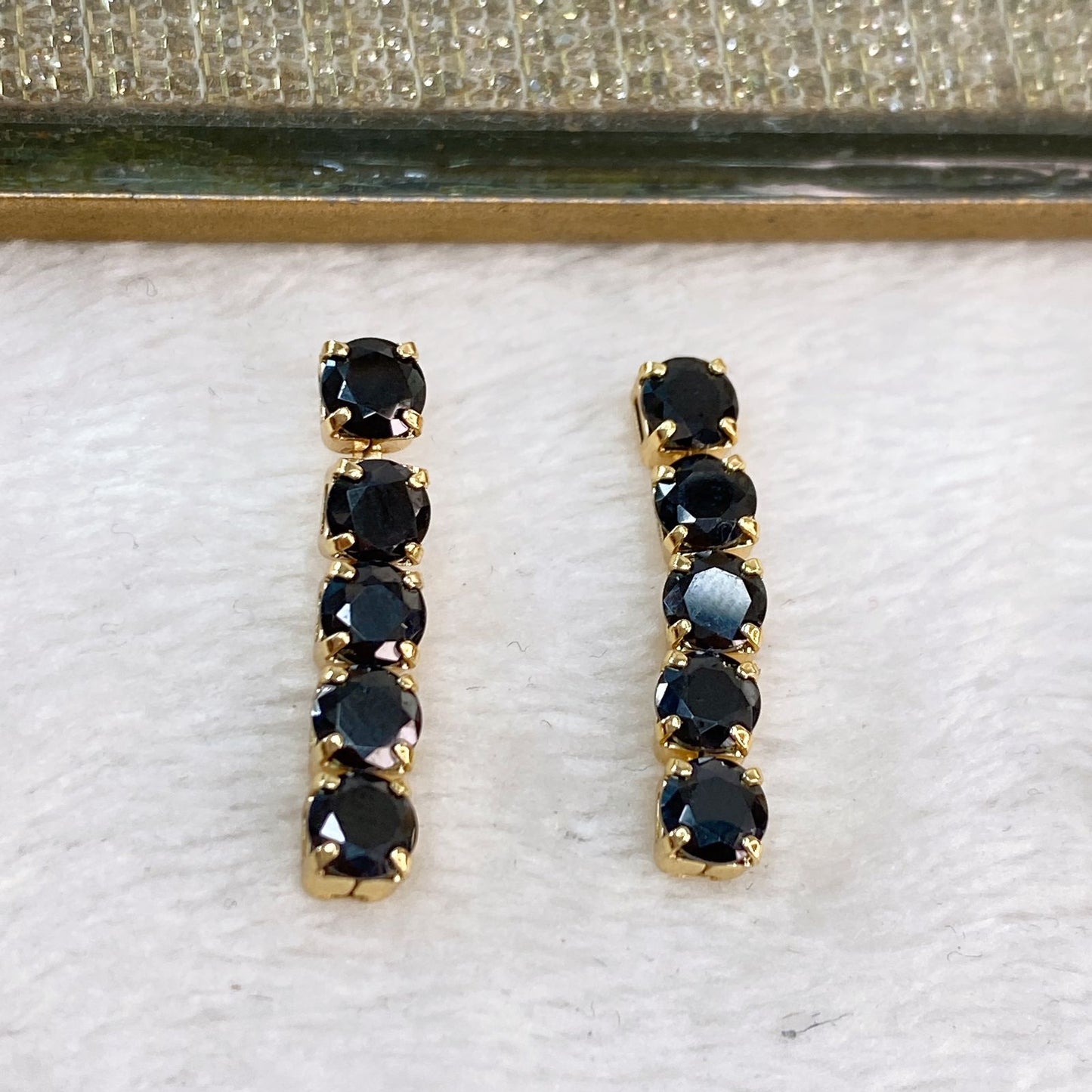 Arete de Chapa de Oro COA2141-1