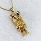 Collar de Chapa de Oro CC2198-1