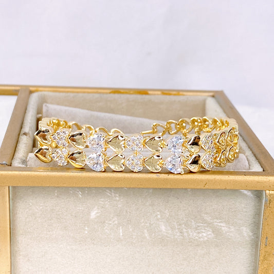 Pulsera de Chapa de Oro COP1938-1