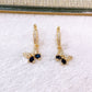 Arete de Chapa de Oro COA2498-1