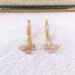 Arete de Chapa de Oro COA2498-4