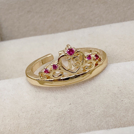 Anillo Chapa de Oro Ajustable ACO301-2