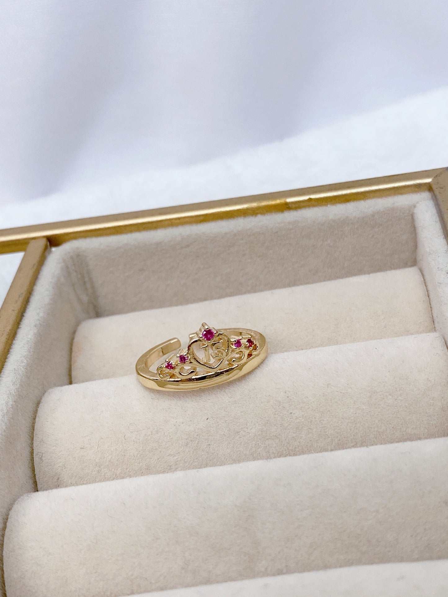 Anillo Chapa de Oro Ajustable ACO301-2
